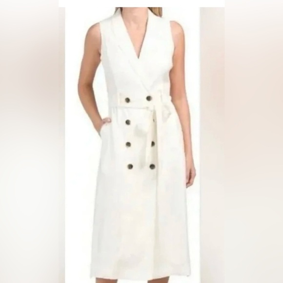 💕NWT- ADORABLE CROFT & BARROW BUTTON UP DRESS SZ S💕 - Picture 1 of 9